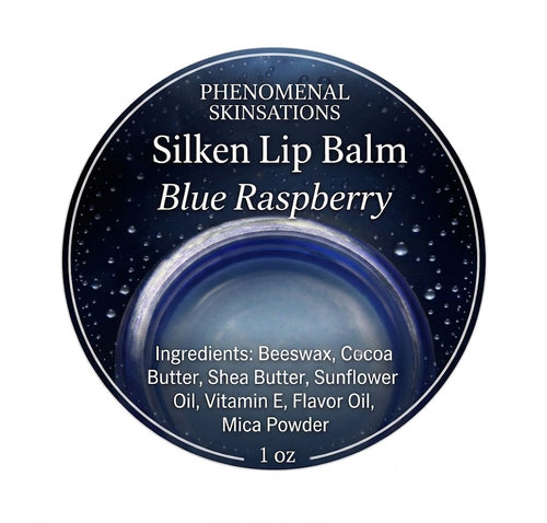 Blue Raspberry Silken Lip Balm