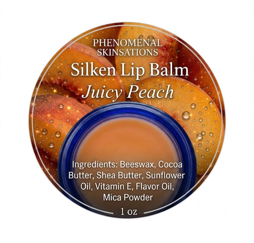 Juicy Peach Silken Lip Balm