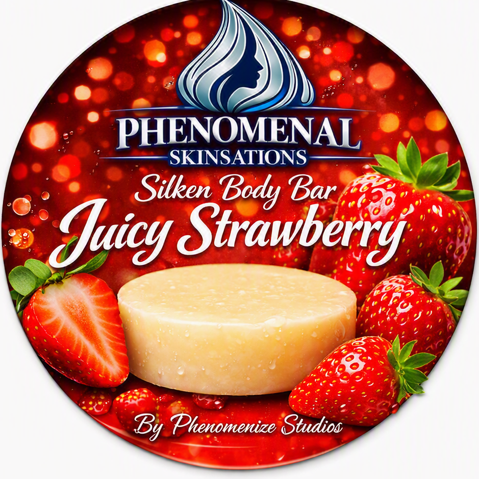 Juicy Strawberry Silken Body Bar