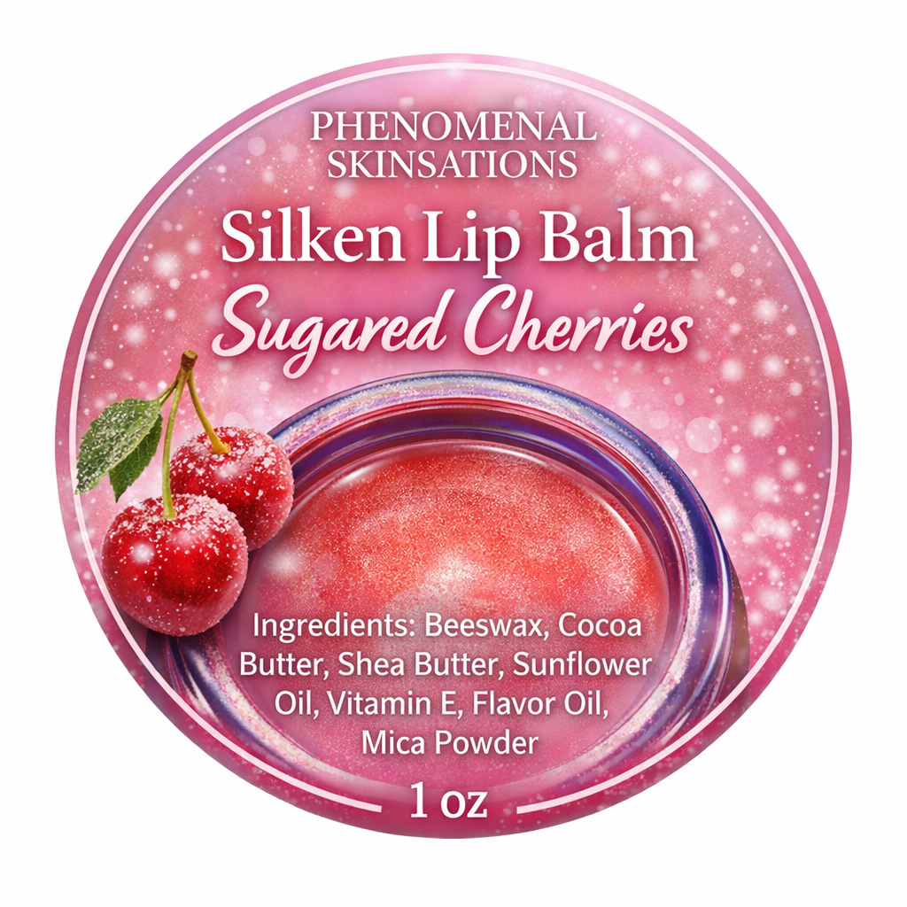 Sugared Cherries Silken Lip Balm