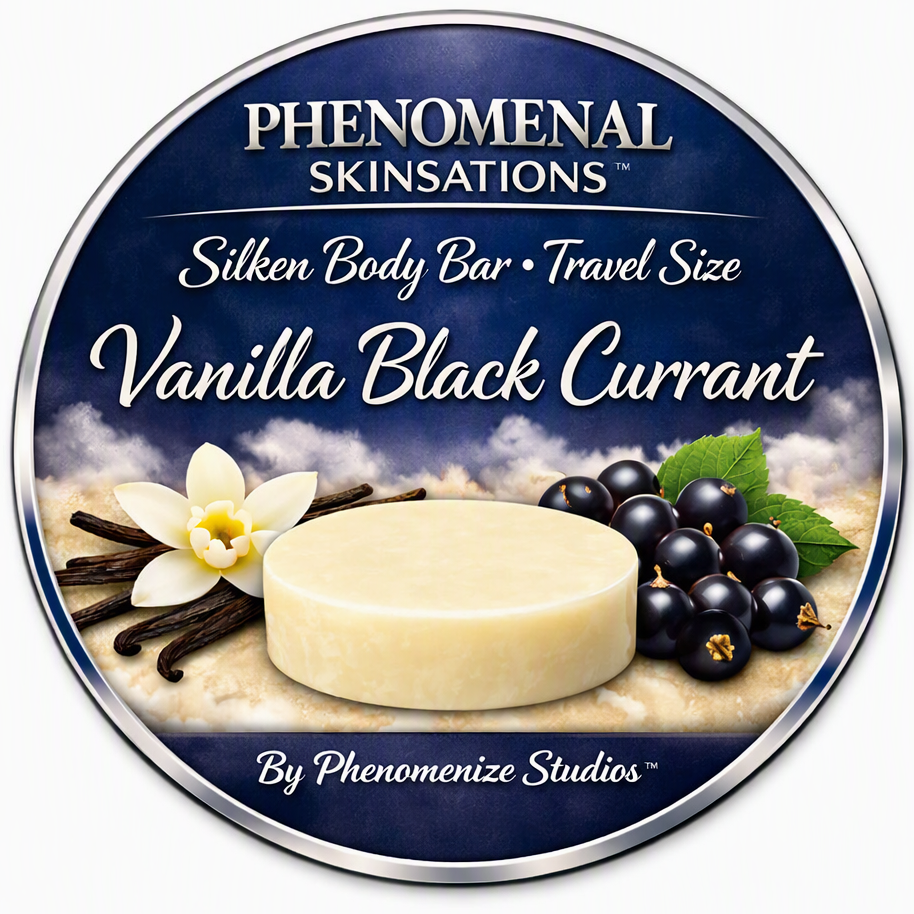 Vanilla Black Currant Travel-Size Silken Body Bar